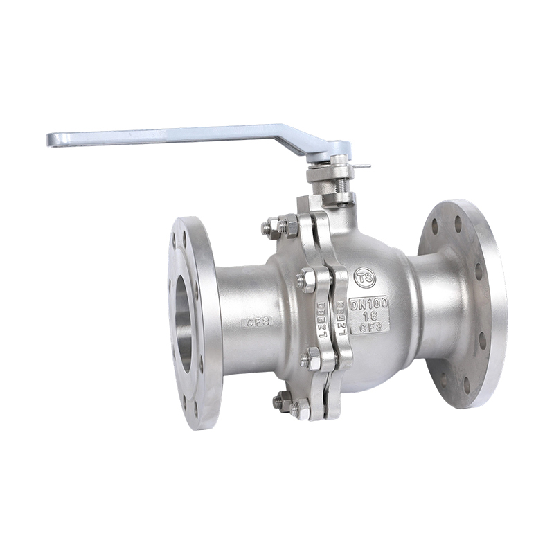 Двухсоставной плавающий шаровой кран DN100 PN16 CF8